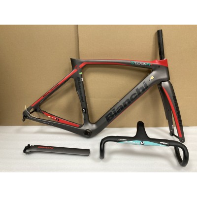 Cuadro de bicicleta de carretera de fibra de carbono Bianchi XR4